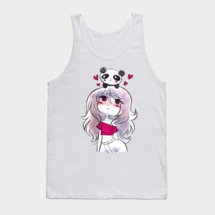 Panda Girl Tank Top